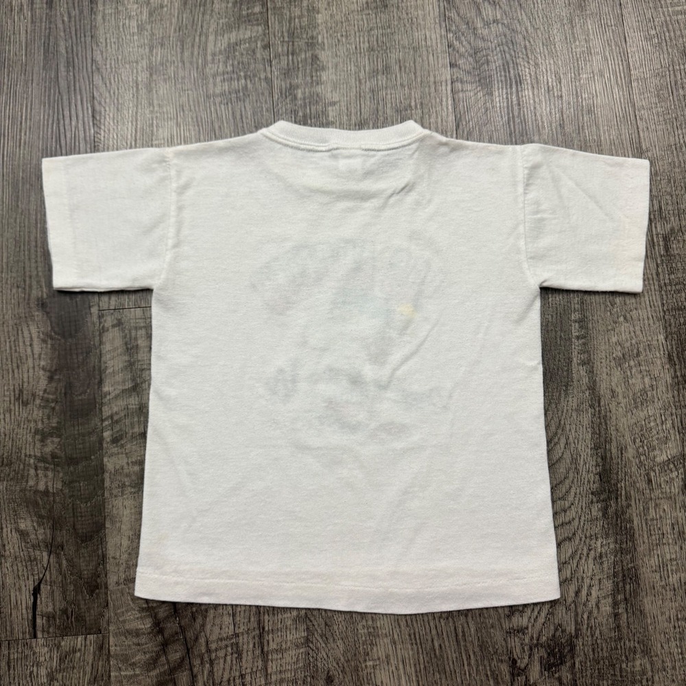 Vintage 1995 Los Angeles Dodgers Snoopy Peanuts T-Shirt Tee USA MLB Kids 3T - Picture 2 of 7